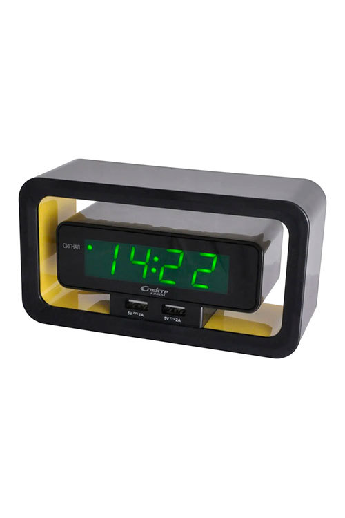 Будильники сетевые Спектр СК0723 - Ч - З Будильники сетевые Спектр СК0723 - Ч - З