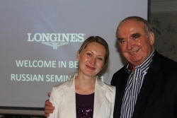 президент Lоngines Вальтер фон Кэнел и Глызина Елена президент Lоngines Вальтер фон Кэнел и Глызина Елена